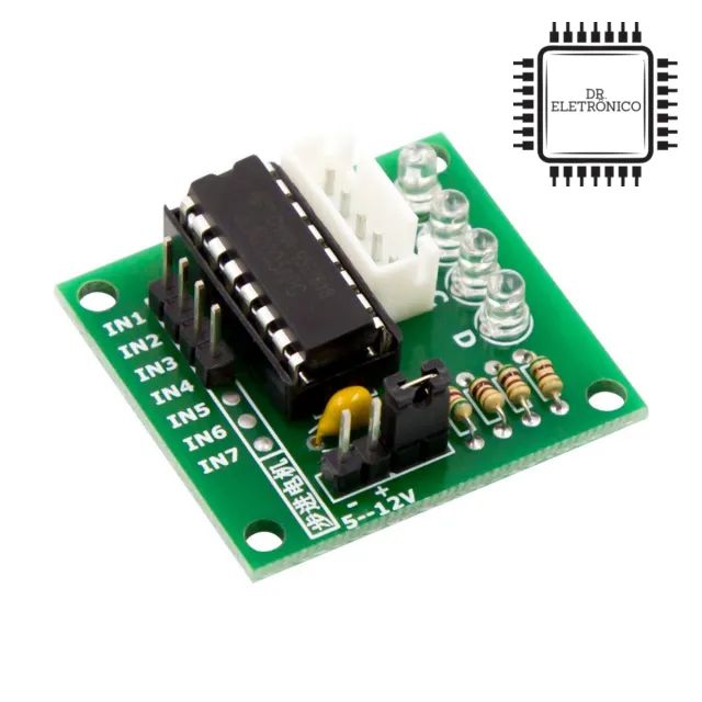 Kit Motor de Passo 28BYJ-48 5V + Driver Uln2003 - Foto 5