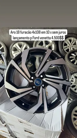 Aro 18 venetta lançamento na furacão 4x108 em 10 x sem juros