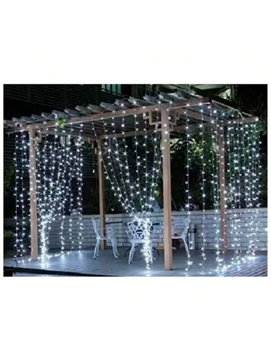 Cortina de LED para decoração de varanda - Foto 4