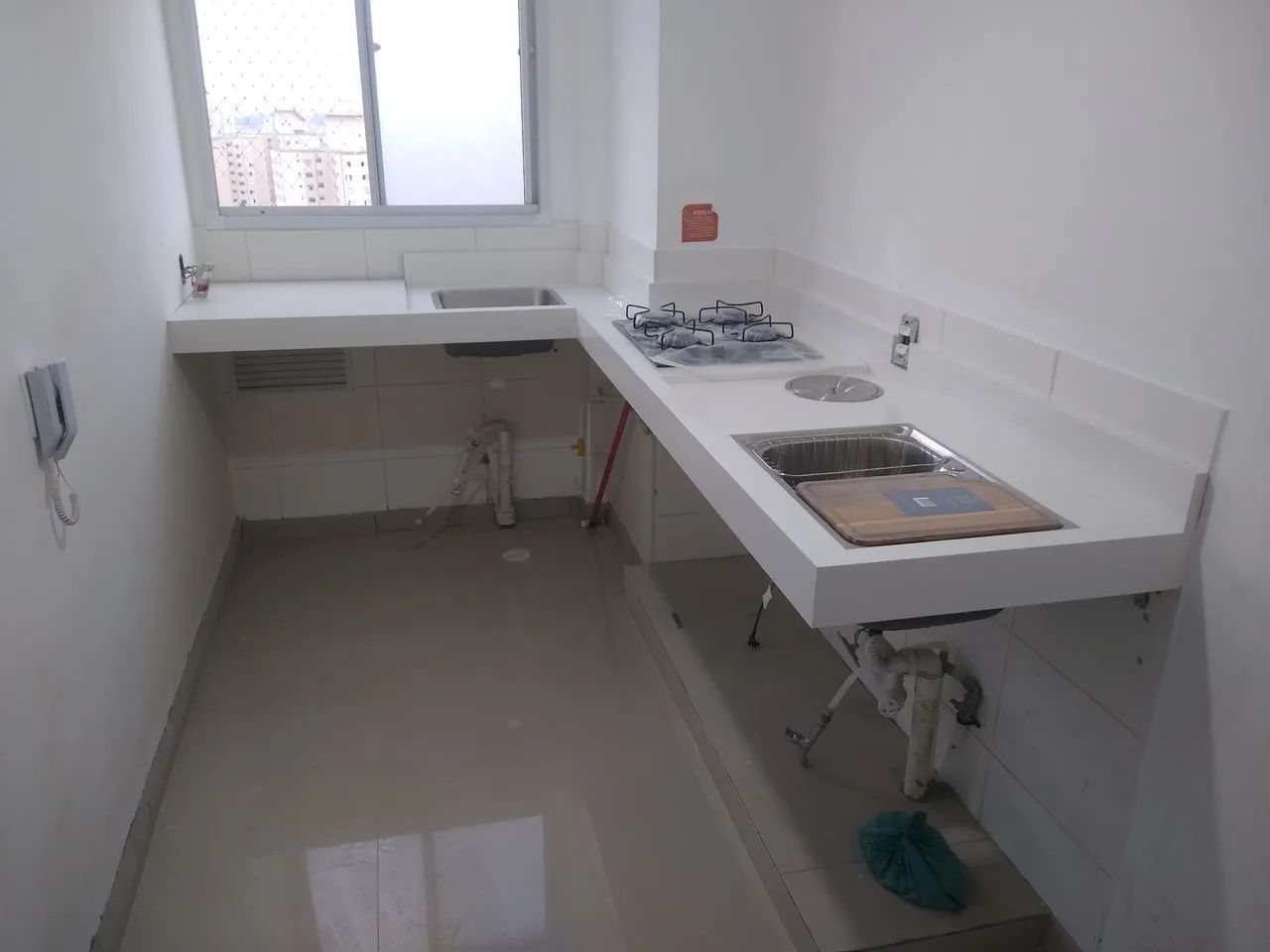 pia escupida em porcelanato  - Foto 4