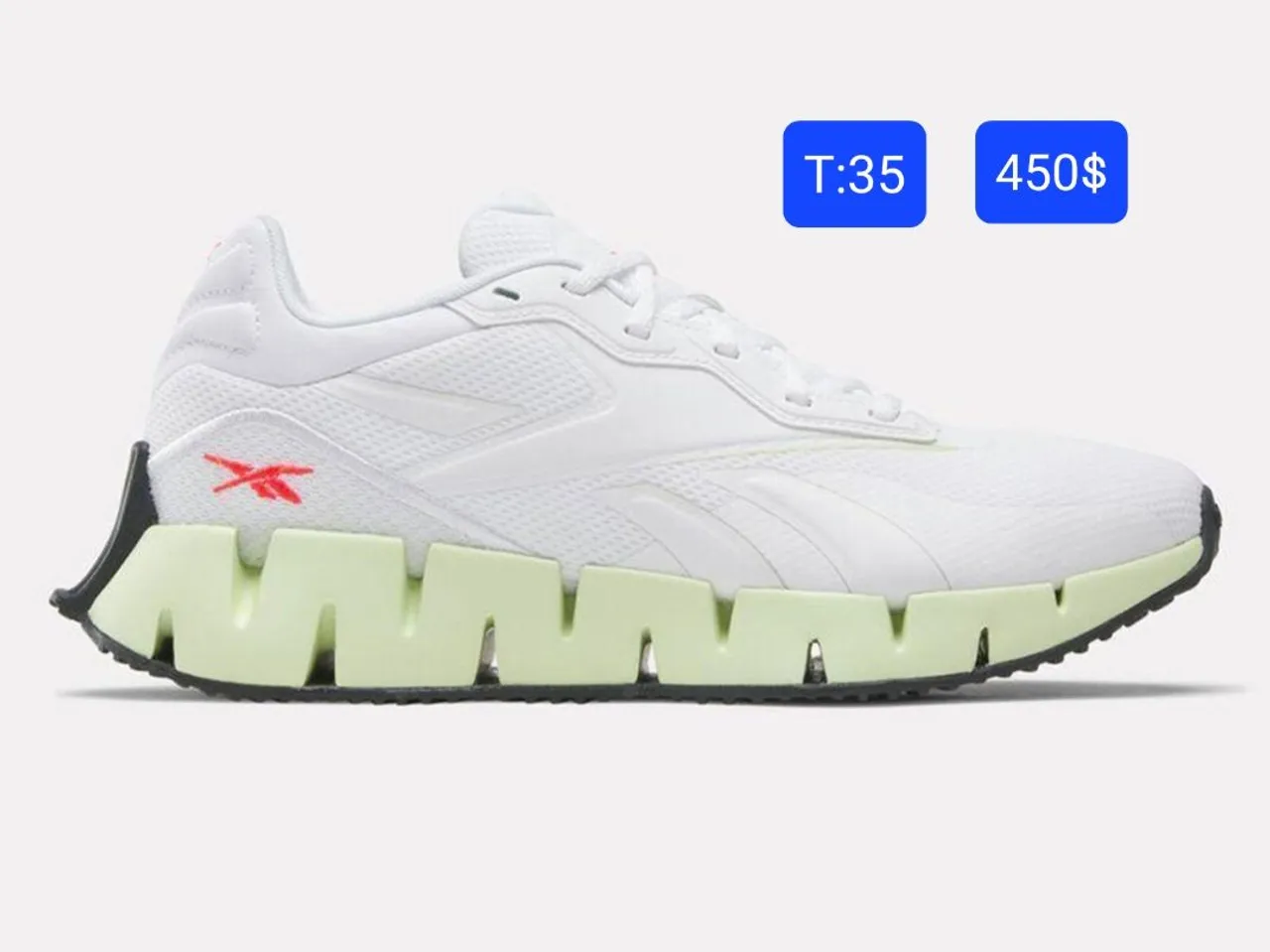 Tênis feminino da Reebok Zig Dynamica original