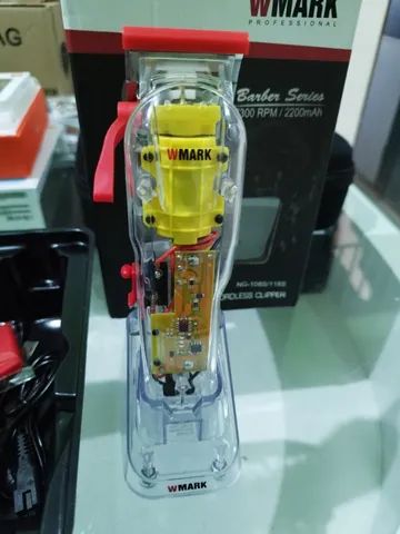 Máquina Transparente de Cortar Cabelo - Wmark 