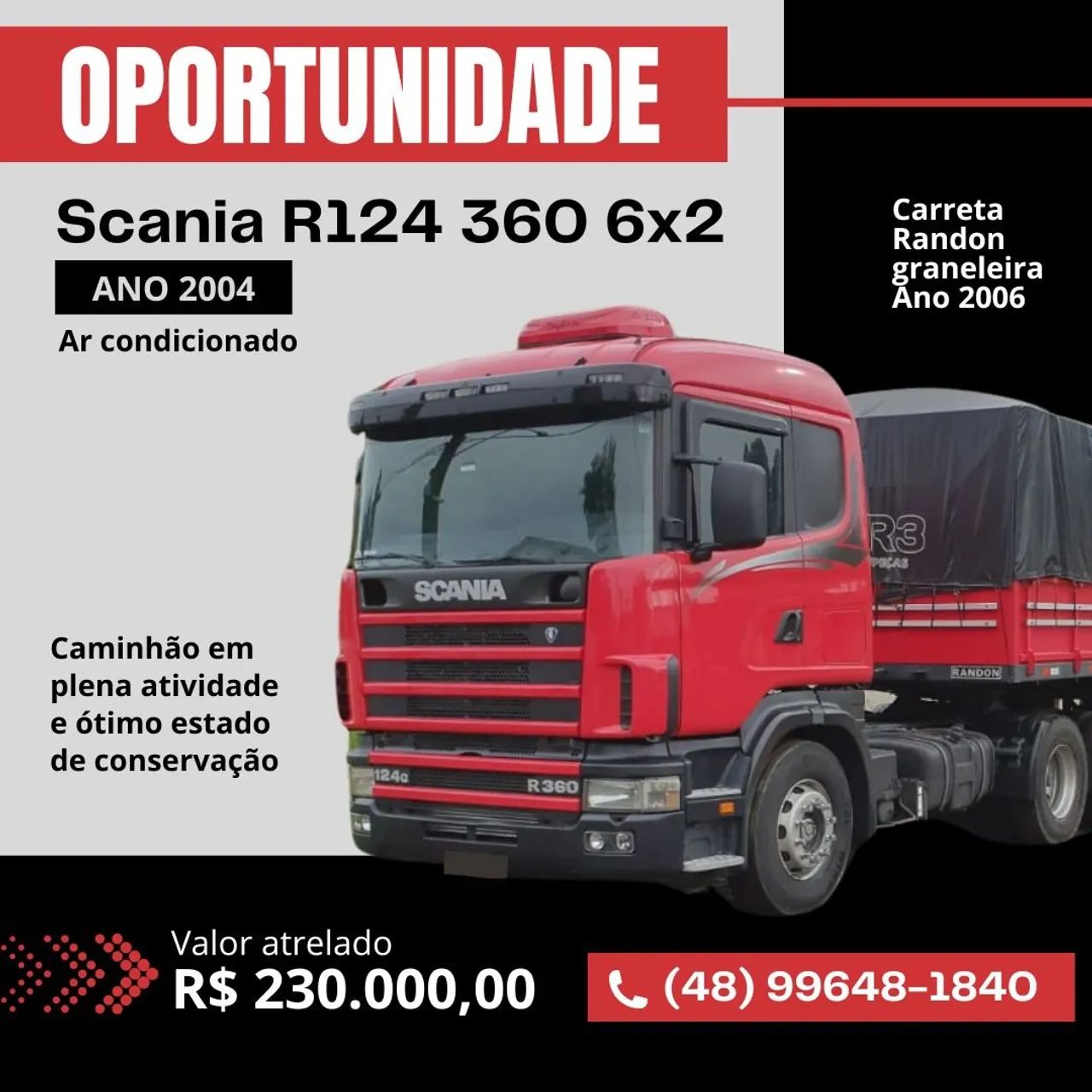 Scania R124 360 ano 2004 
