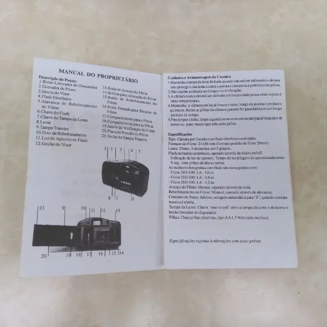 Câmera Fotográfica Tron BV-100 Antiga Conservada - Foto 5