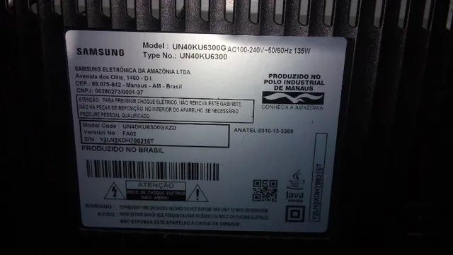 Peças Tv Samsung UN40KU6300G - Foto 3