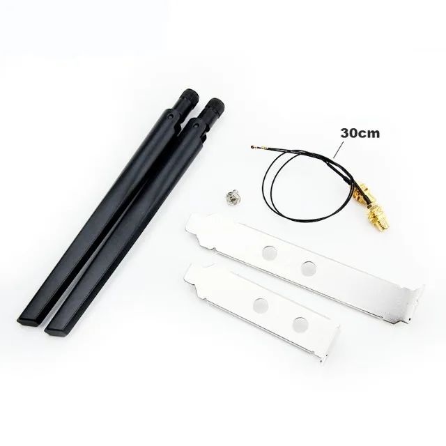 Antena E Placa Wifi 5g Bluetooth 4.0 6 Dbi Completo Desktop - Foto 3