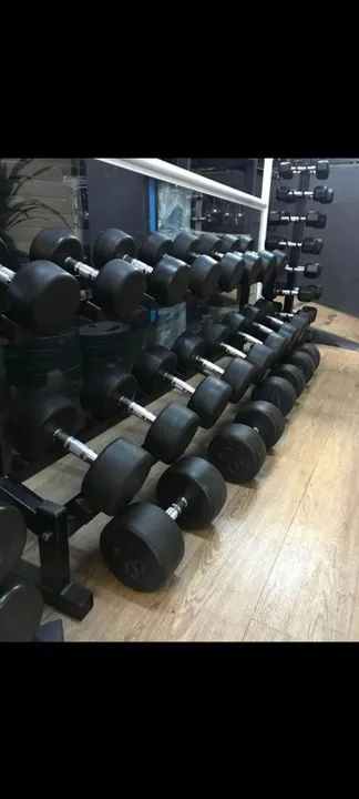 Dumbells, anilhas, barras e mais - Foto 2
