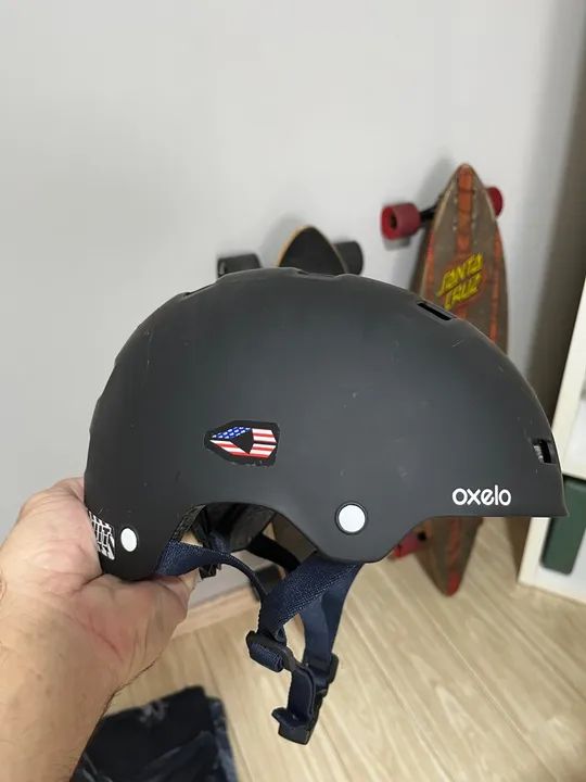 Capacete Oxelo MF500 Preto 