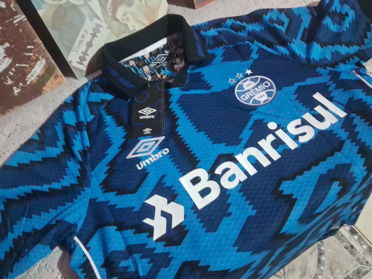 Camisa Masculina Gremio, Tamanho M!