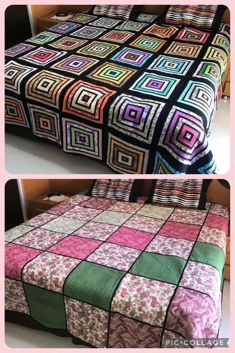 Colcha king Side dupla face (Patchwork)