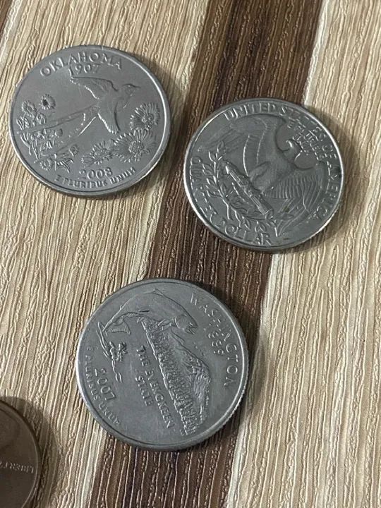 Vendo coleção de moedas antigas.dólares,cruzados, euro  - Foto 5