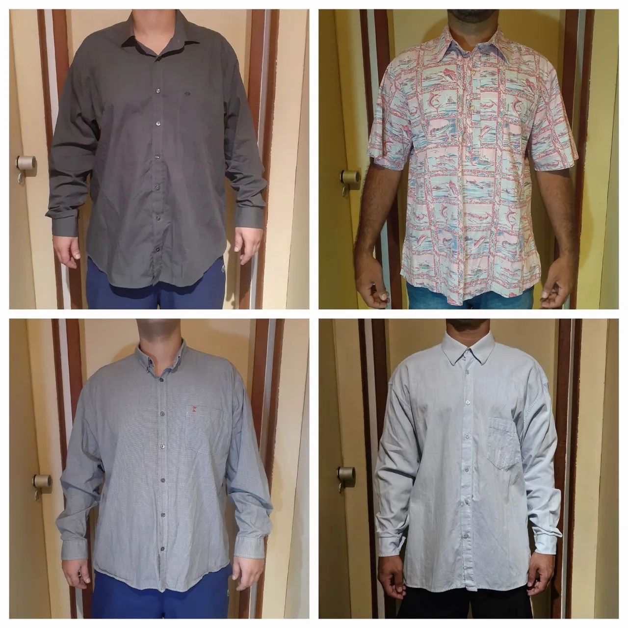 Camisas Sociais Veste GG e EG - Foto 2