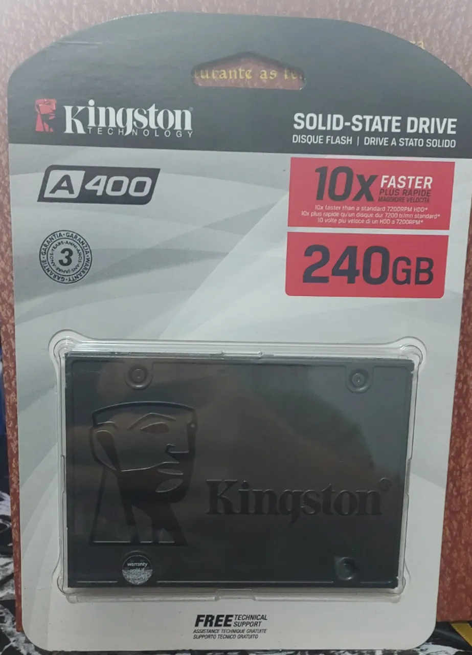 SSD 240GB Kingston SA400s37 Lacrado
