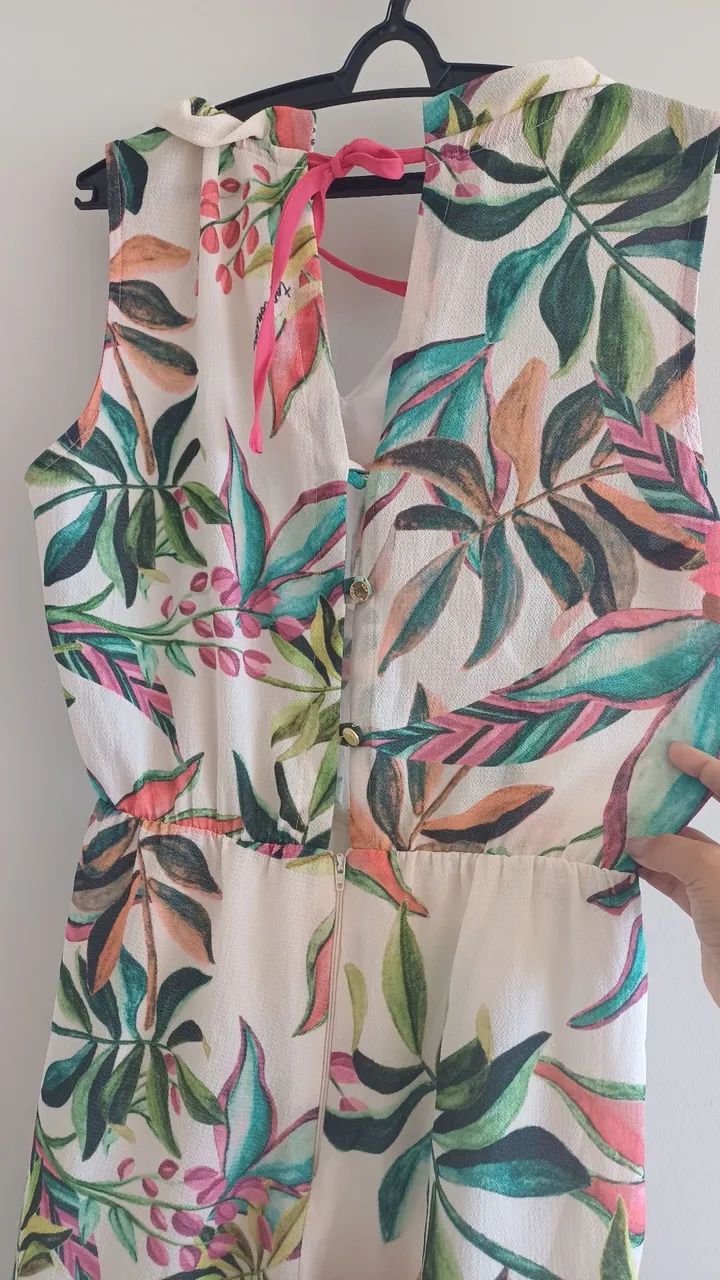 Macacão estampado floral Top London - Foto 3