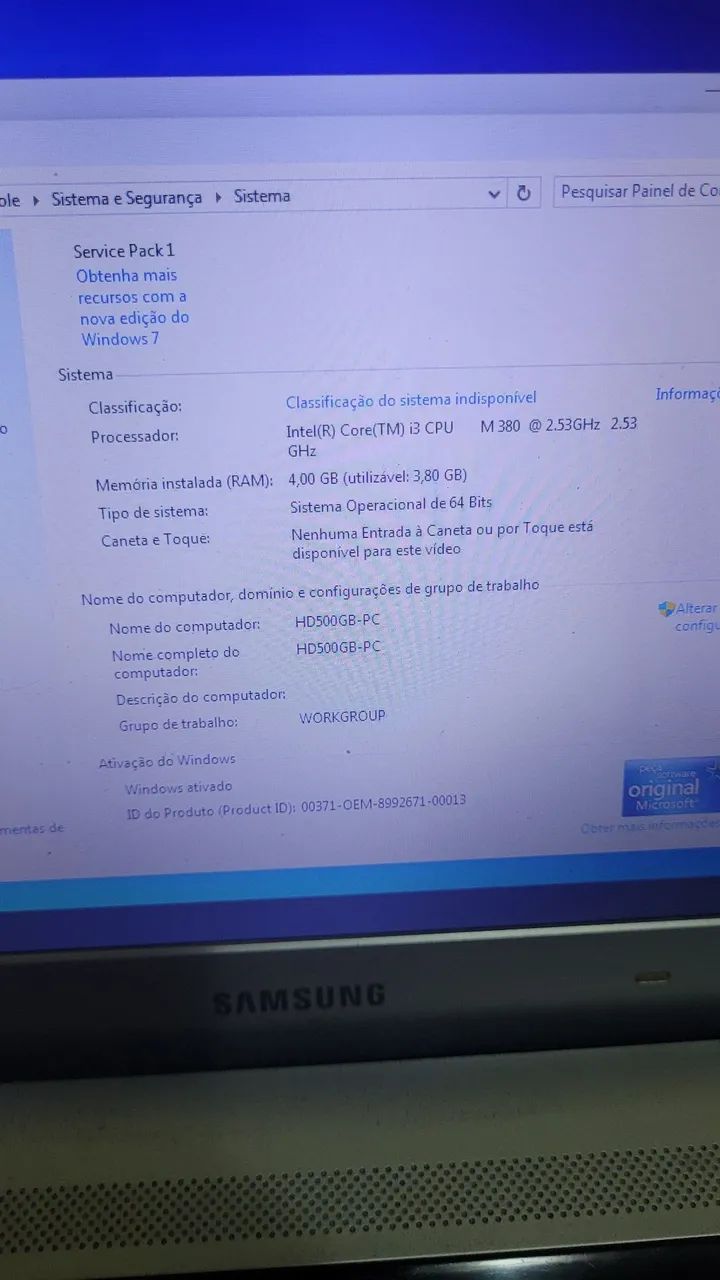 Nootebok Samsung Intel Core I3 - Funcionando Perfeitamente - Foto 2