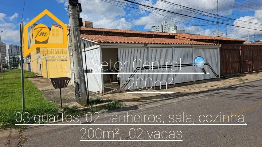 Excelente casa para aluguel no Setor Central