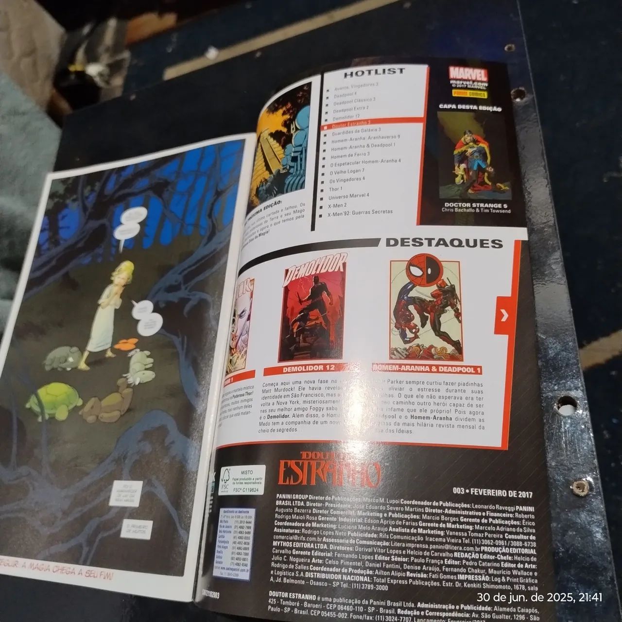 HQ Marvel. Dr Estranho nr 01 . Ano 2017. - Foto 3