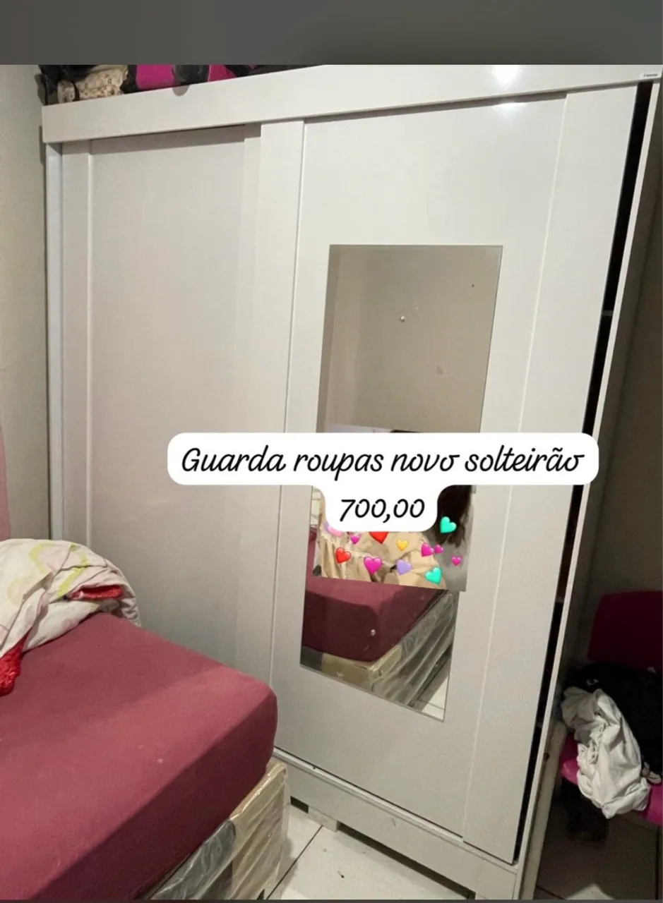 Guarda-roupas novo solteirão