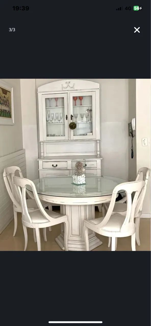 Cristaleira antiga.  - Foto 2