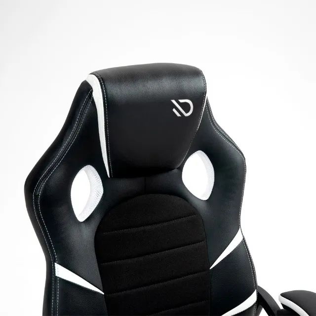 Cadeira Gamer Duex Infinite Boost Black/White DX9002BKW - WZetta - Foto 3