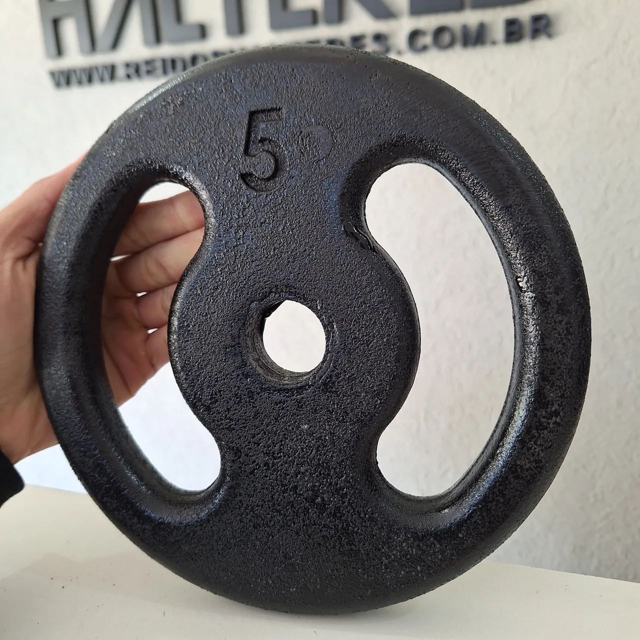Anilha Pintada de 5KG Musculação por R$ 59,95 cada - Foto 2