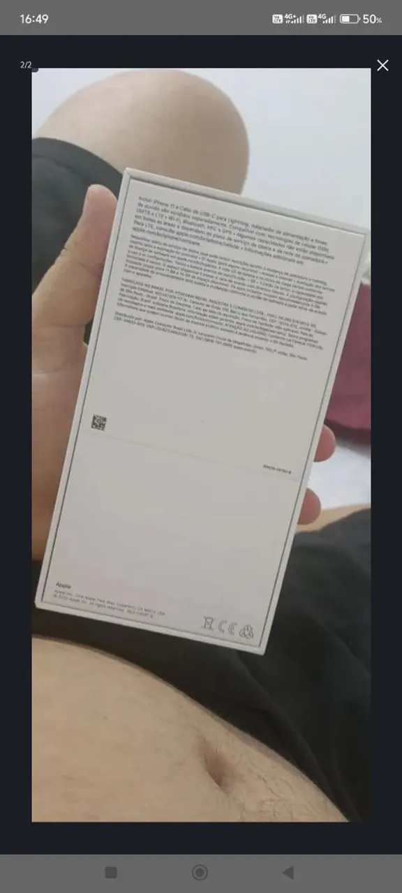 CAIXA DO IPHONE 11