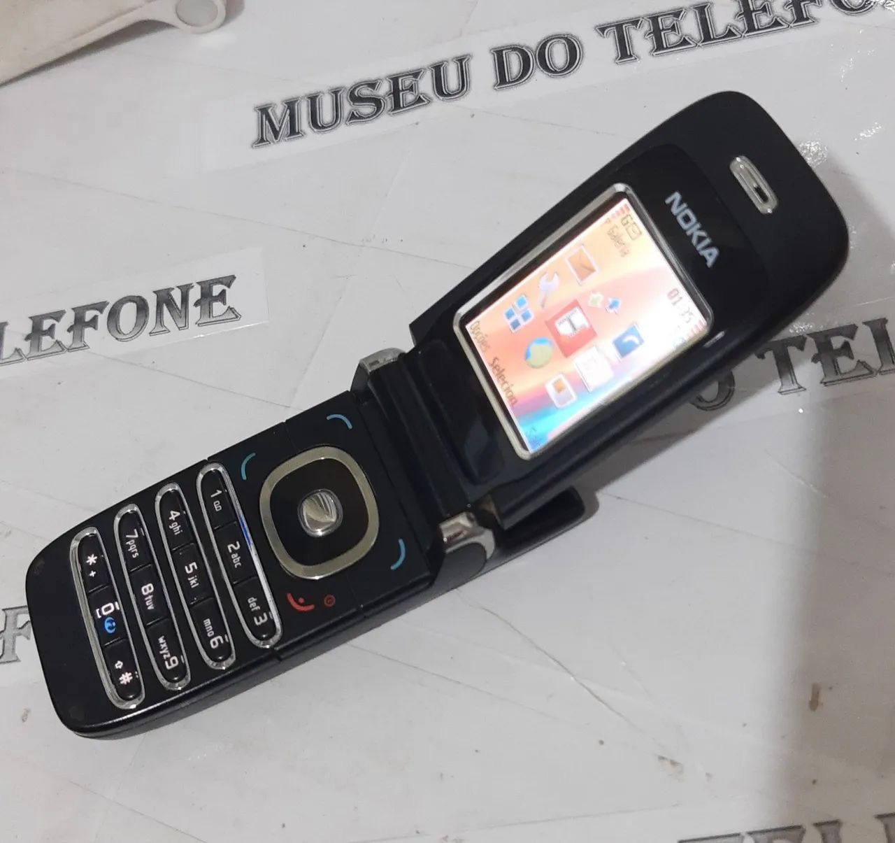 Nokia 6060 BATMAN FLIP pequeno celular antigo RELIQUIA  - Foto 5