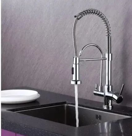 Torneira de Cozinha Gourmet de Mesa Dupla Nell - Foto 3