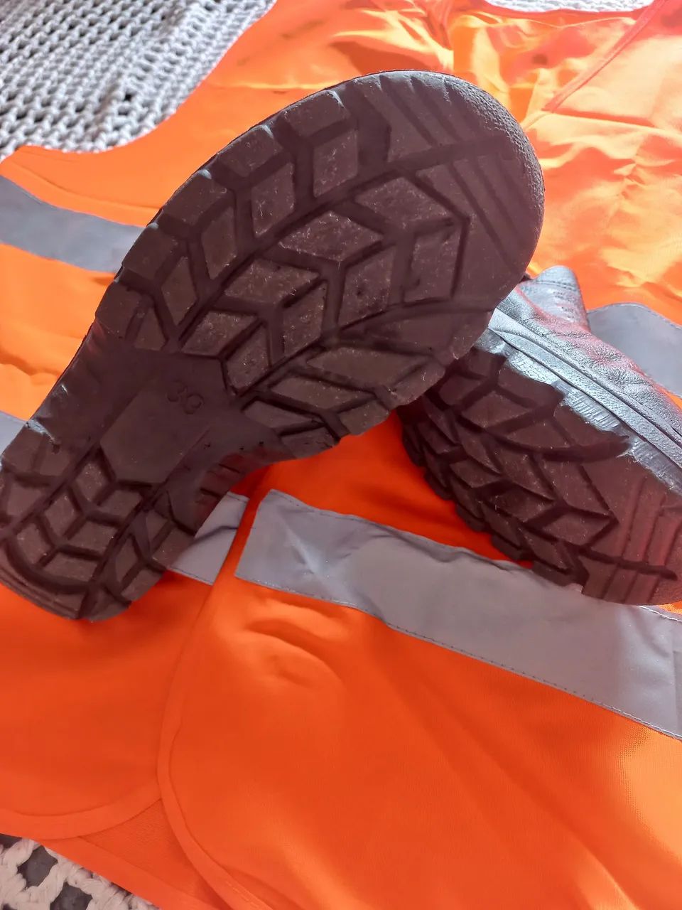 Kit EPI COLETE REFLETIVO E BOTA  - Foto 4
