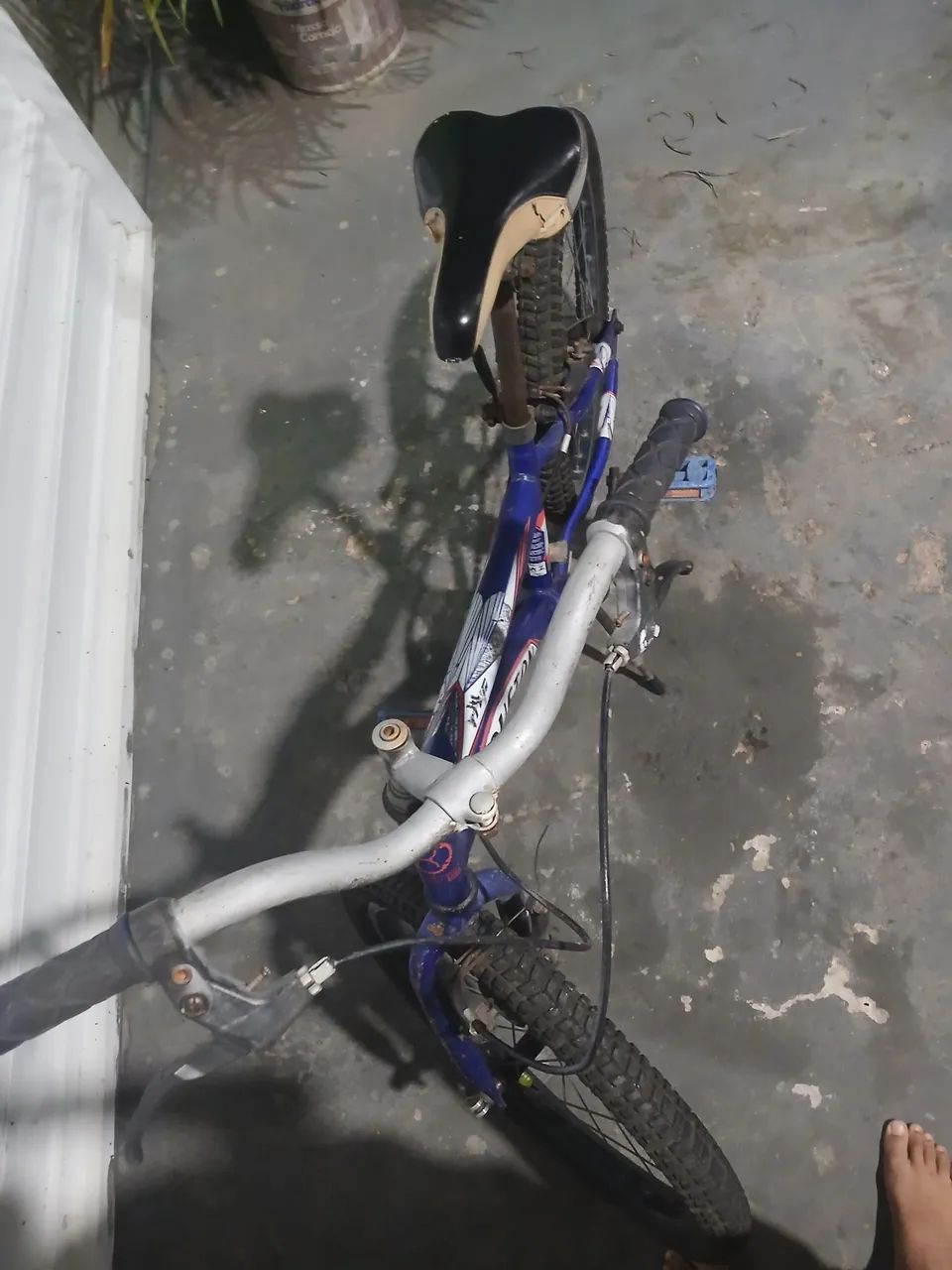 Bicicleta Infantil Azul - Foto 4