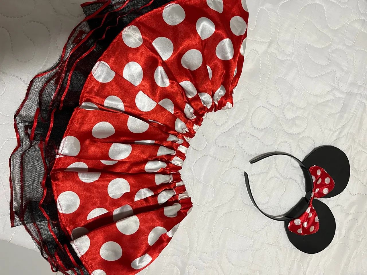 Fantasia Infantil Minnie Vermelha - Foto 5