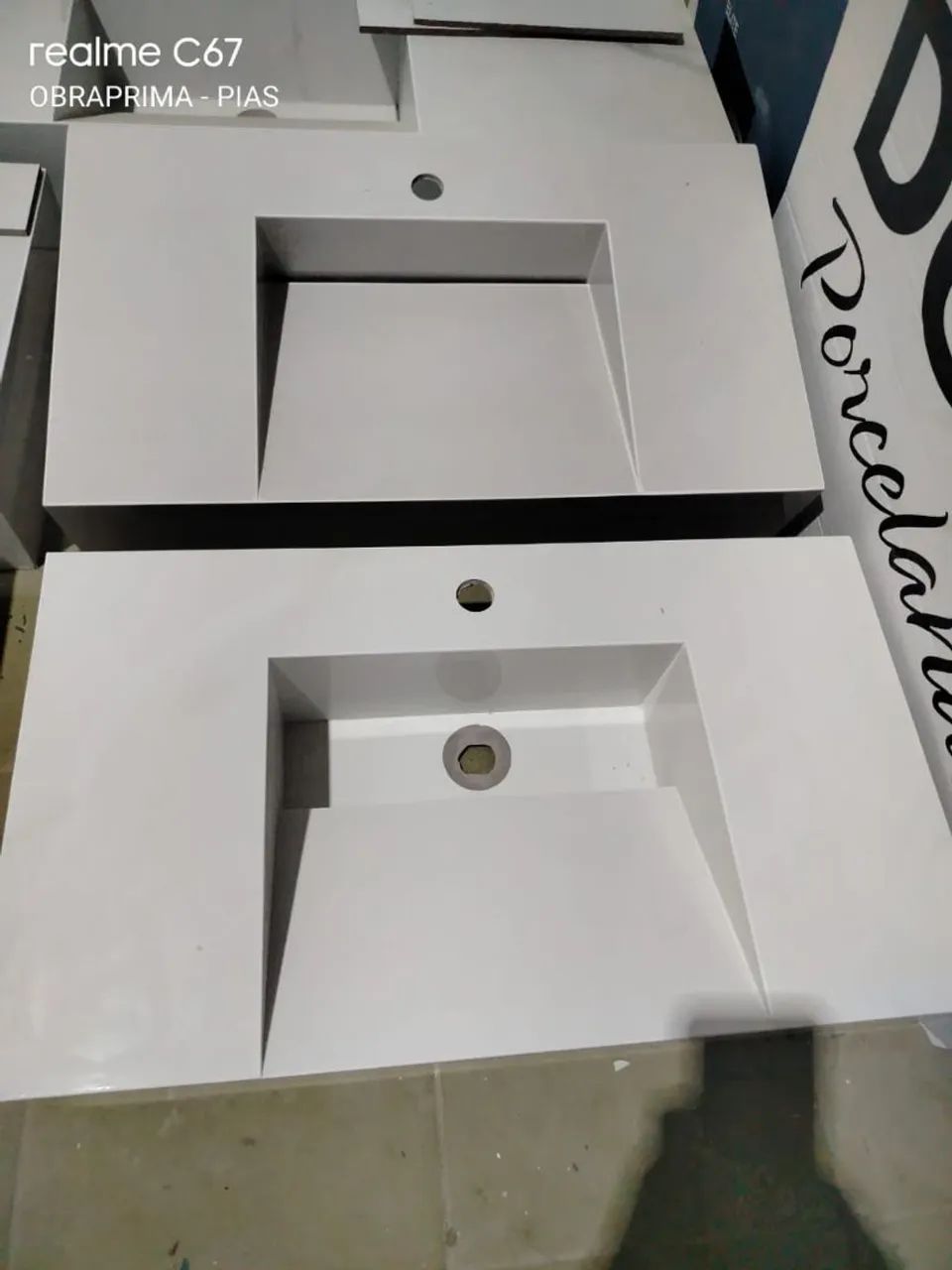 Pias de porcelanato medida 70×40