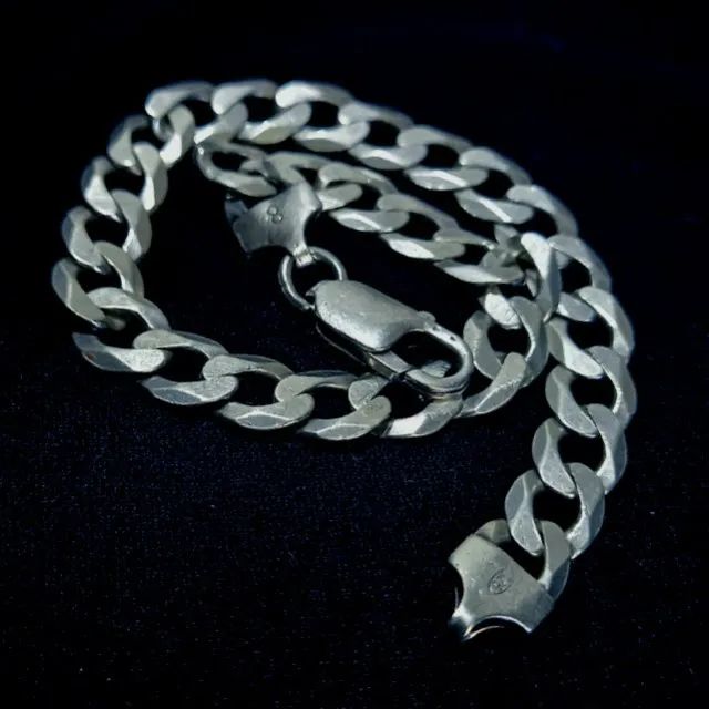 Pulseira de Prata Polida Elo Grumet