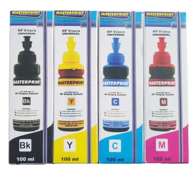 TINTA HP CORANTE UNIVERSAL VIVERA MASTERPRINT 100ML - Foto 3