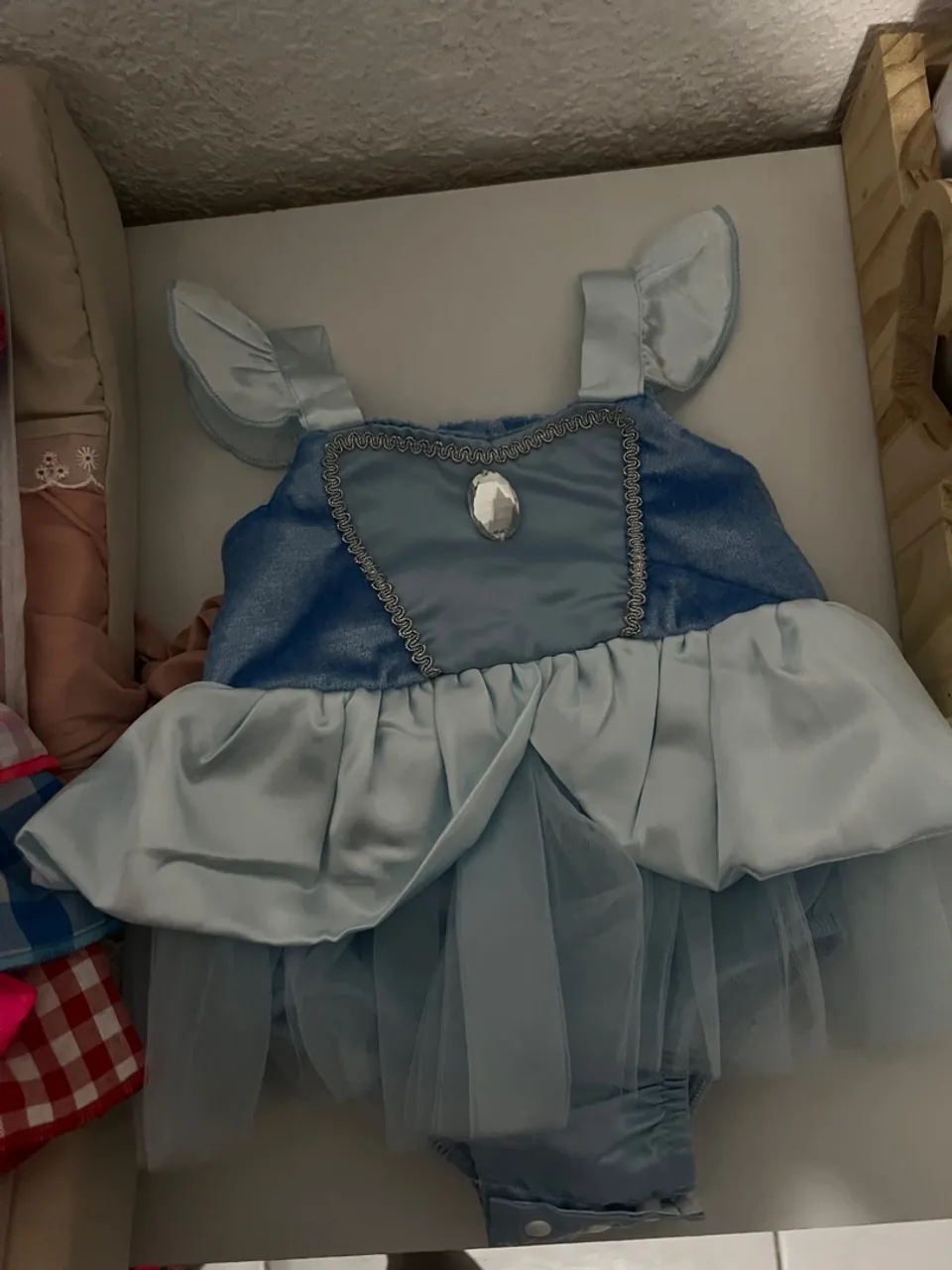 Fantasia mêsversário Cinderella, branca de neve, Magali e vestido junino Bebê