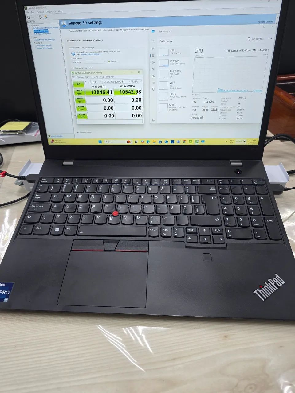 Notebook Lenovo ThinkPad Pro - Intel Core i7 12ª Geração
