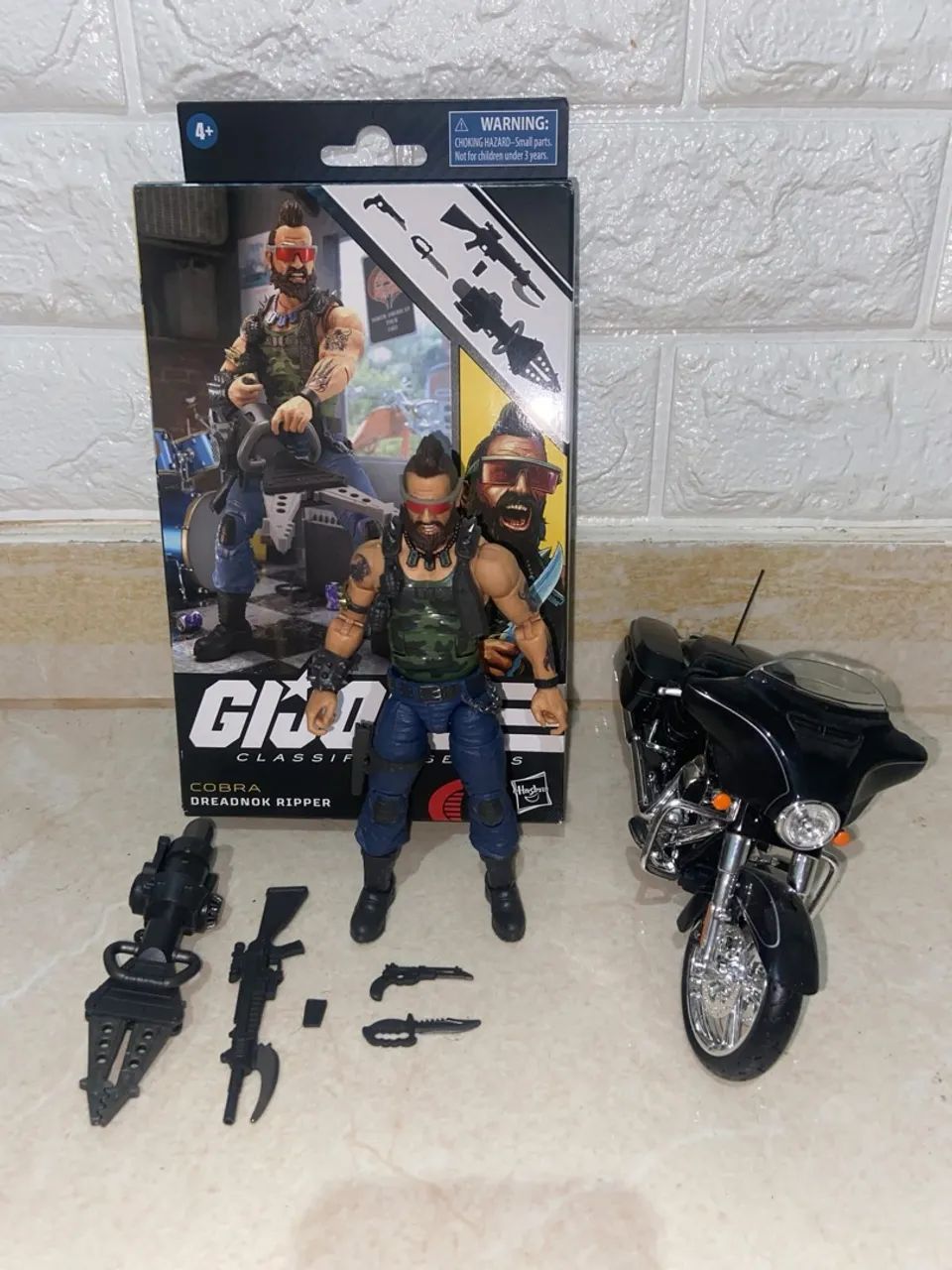 RIPPER GI JOE CLASSIFIED SERIES + MOTO