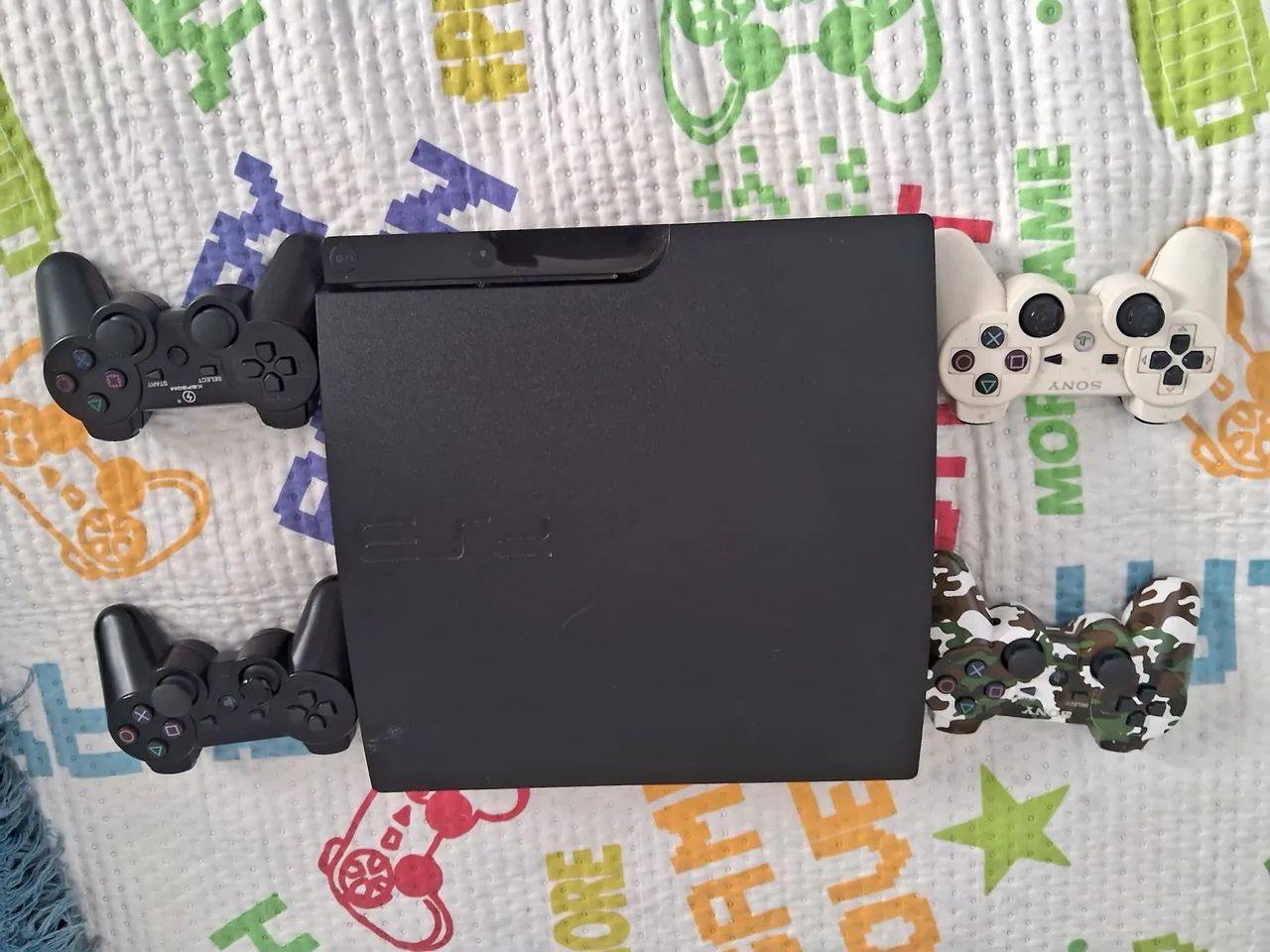 Playstation 3 completo com 4 controles - Foto 4