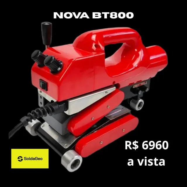 Maquina de solda para Geomembrana HDPE cunha quente, Estrusora. www.soldageo.com.br