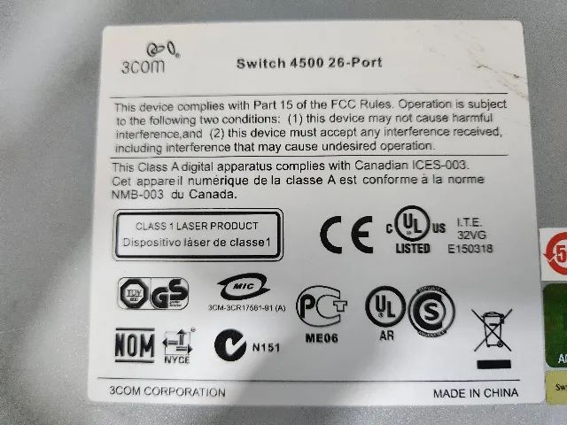 Switch 3com 4500 26 Portas (3cr17561-91) - Foto 2
