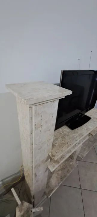 Rack de TV em Mármore travertino - Foto 2