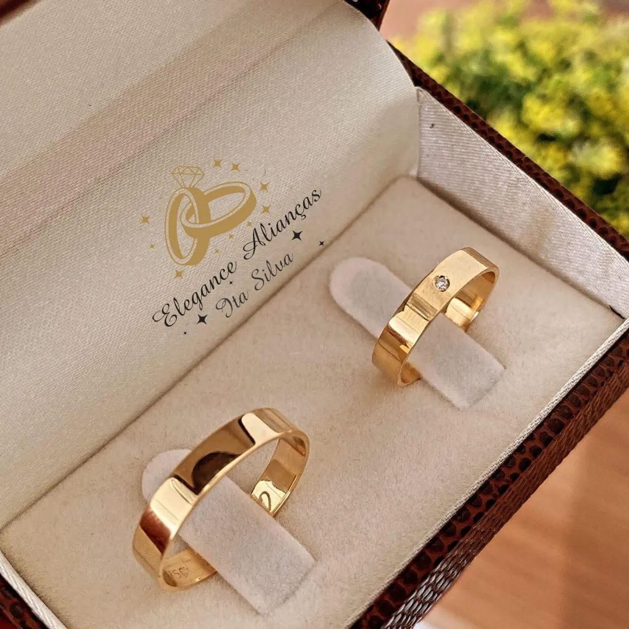 Alianças de Casamento em Ouro 18k - Foto 5