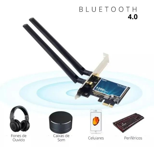 Fenvi Placa Wifi 1200mbps 2.4/5ghz Com Bluetooth 4.0 - Foto 3