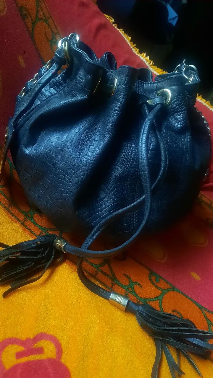 Bolsa de couro feminina  - Foto 4