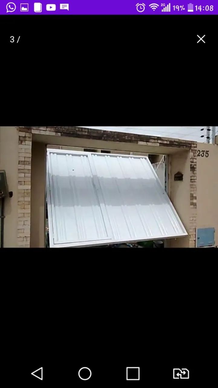 PORTÃO BASCULANTE RÁPIDO  - Foto 2