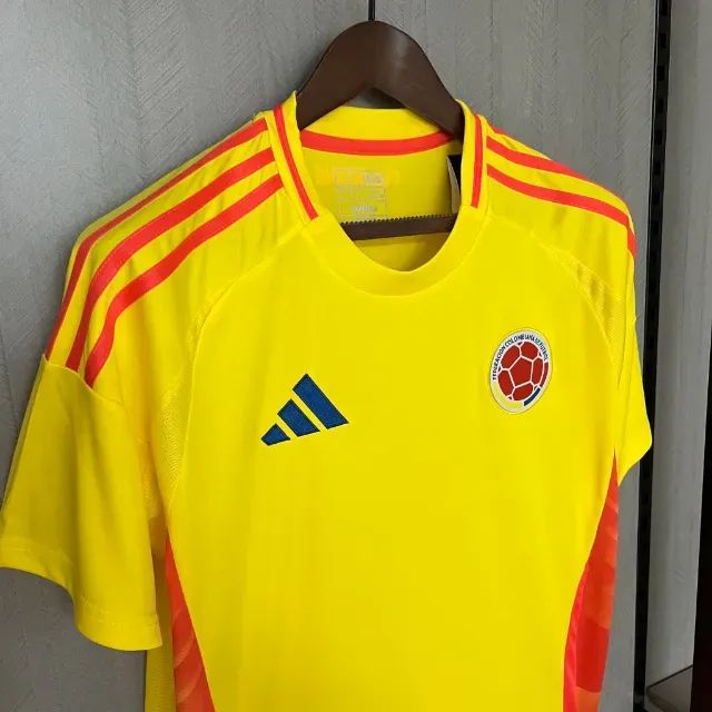 Camisa Seleção da Colômbia I 24/25 - Adidas - Torcedor - Amarela - Foto 3