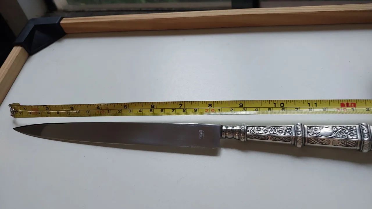 Punhal corneta antigo sem uso 32 cm - Foto 2