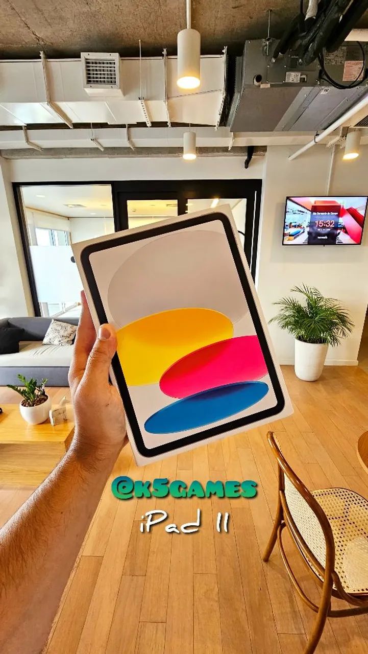 iPad 11 128GB - Rosa Lacrado - RETIRE NO ESCRITÓRIO ABC SP 