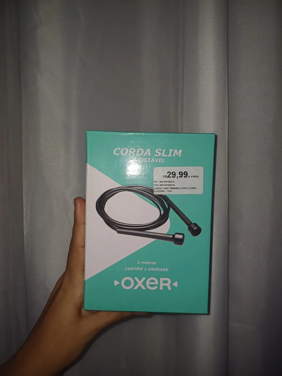 Corda de Pular Slim Ajustável Oxer - 3 Metros