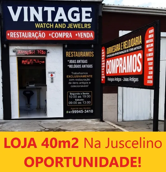 LOJA térrea 40m2 OPORTUNIDADE! Na Juscelino Kubistchek, 10195